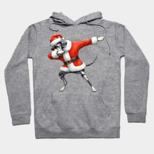 Christmas Great Dane Dog Dabbing Dance Hoodie